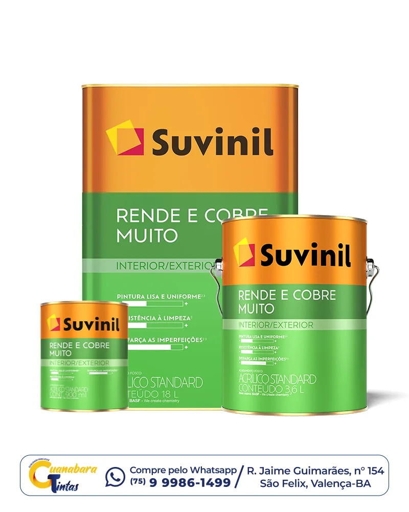 Tinta Suvinil Rende e Cobre Muito